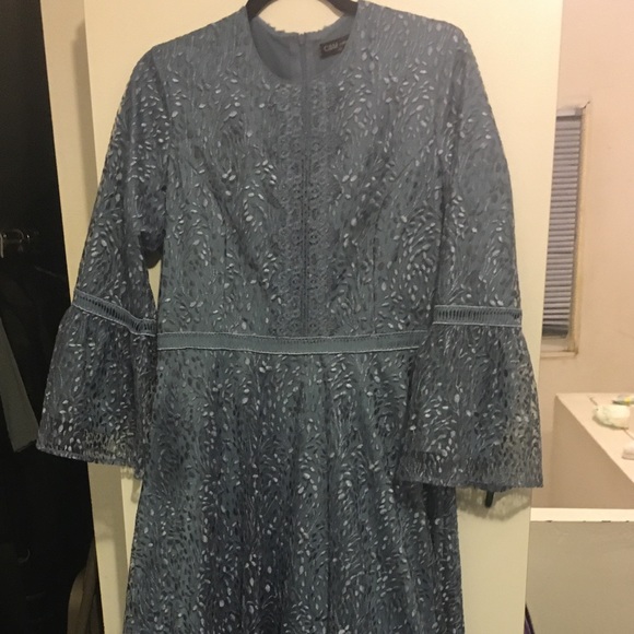 NEW, One Of A Kind CM Blue Gown. Only worn once. - Picture 2 of 3